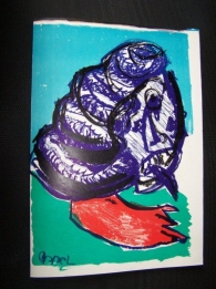 Karel Appel one cent life litho